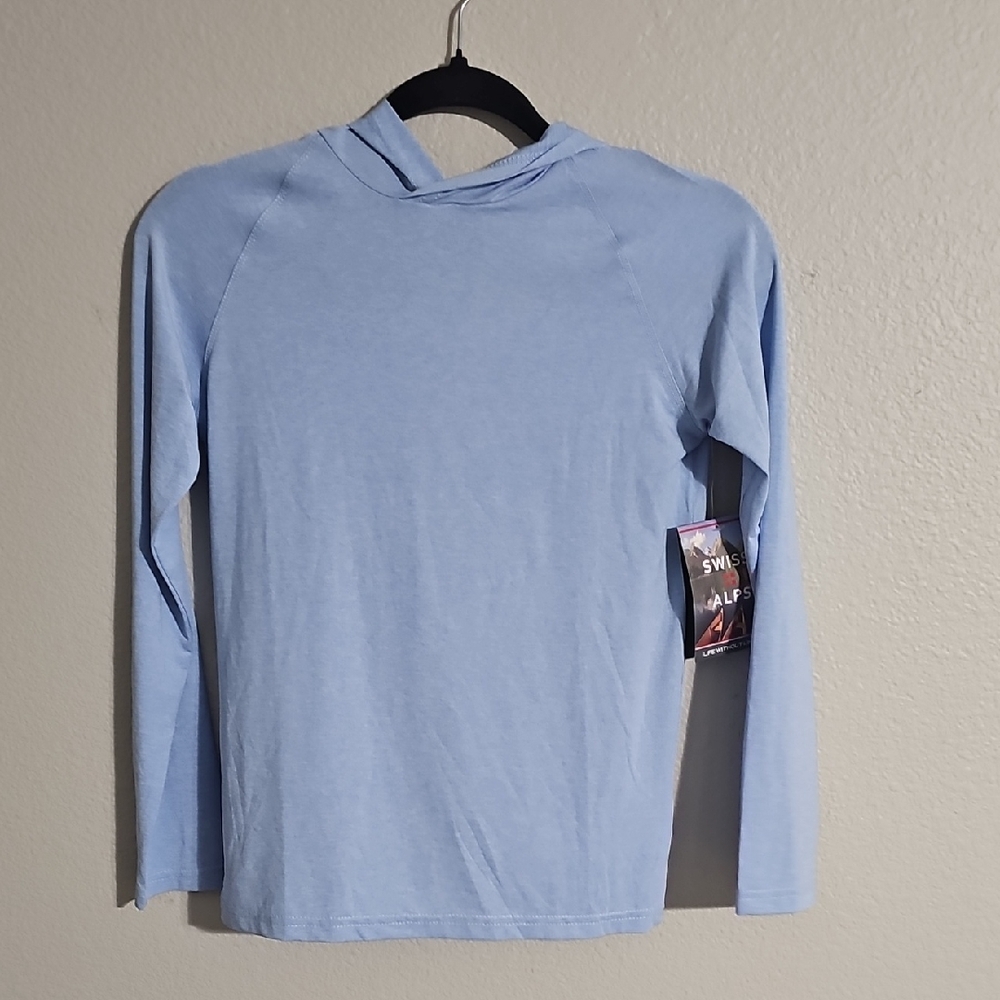 Light Blue Long Sleeve Kids Tee